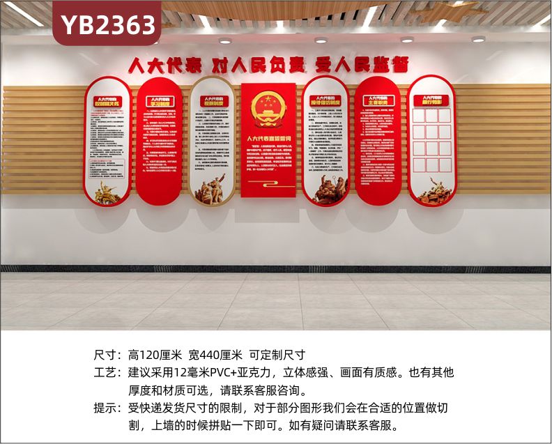 人大代表学习制度视察制度展示墙走廊中国红人大代表履职剪影装饰墙