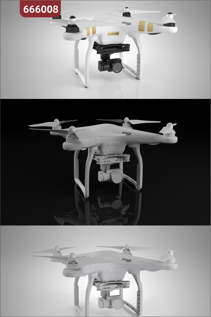 定制民用无人机VR全景视频设计产品720度360度旋转展示动画3D建模模型制作