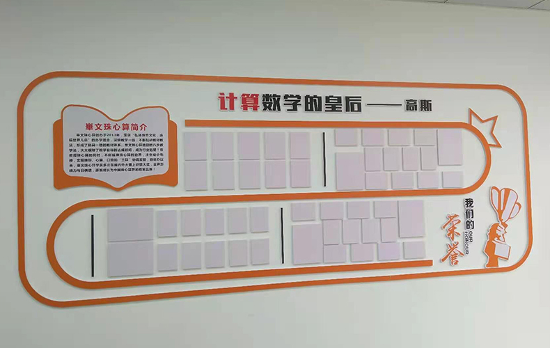 12MM厚度PVC板3D立体学校企业荣誉展示