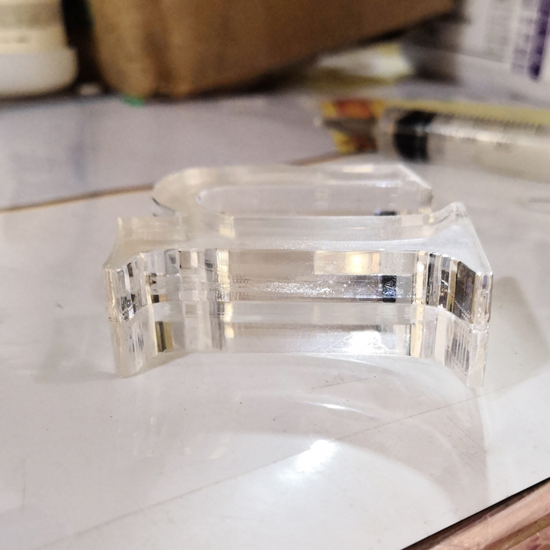 两层透明8MM水晶叠加1细节展示                   