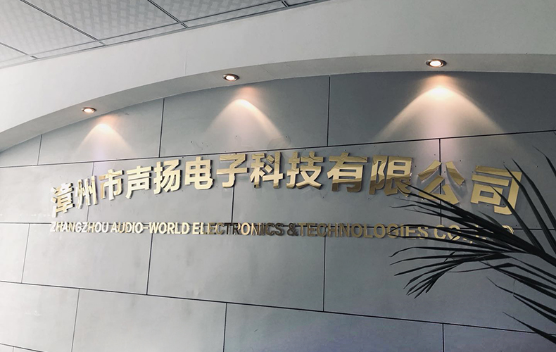 2+8亚克力水晶字镜面深金弧形实物上墙效果展示