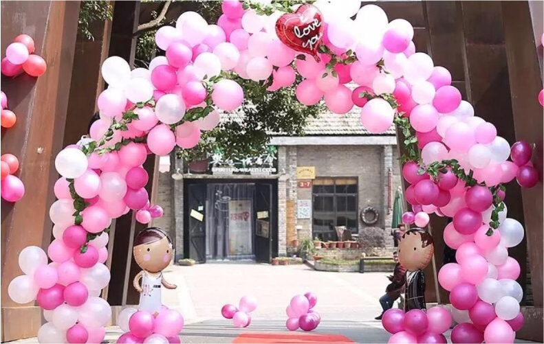 气球拱门支架气球拱门架子气球支架场景开业结婚布置婚礼婚庆装饰马卡龙彩虹门支架庆典道具