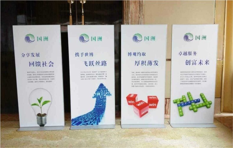 丽屏展架80x180户外广告牌展示架立式落地式海报架门型易拉宝立牌