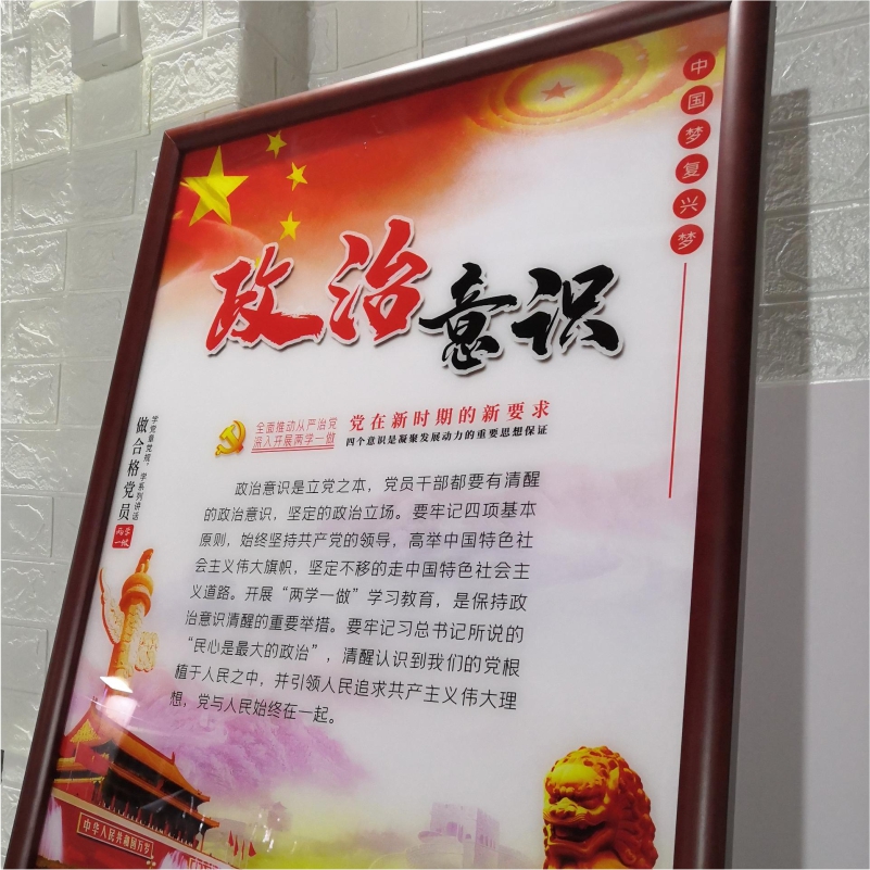 党员活动室制度党建文化宣传墙贴展板中国梦复兴梦政治意识会议室布置挂画